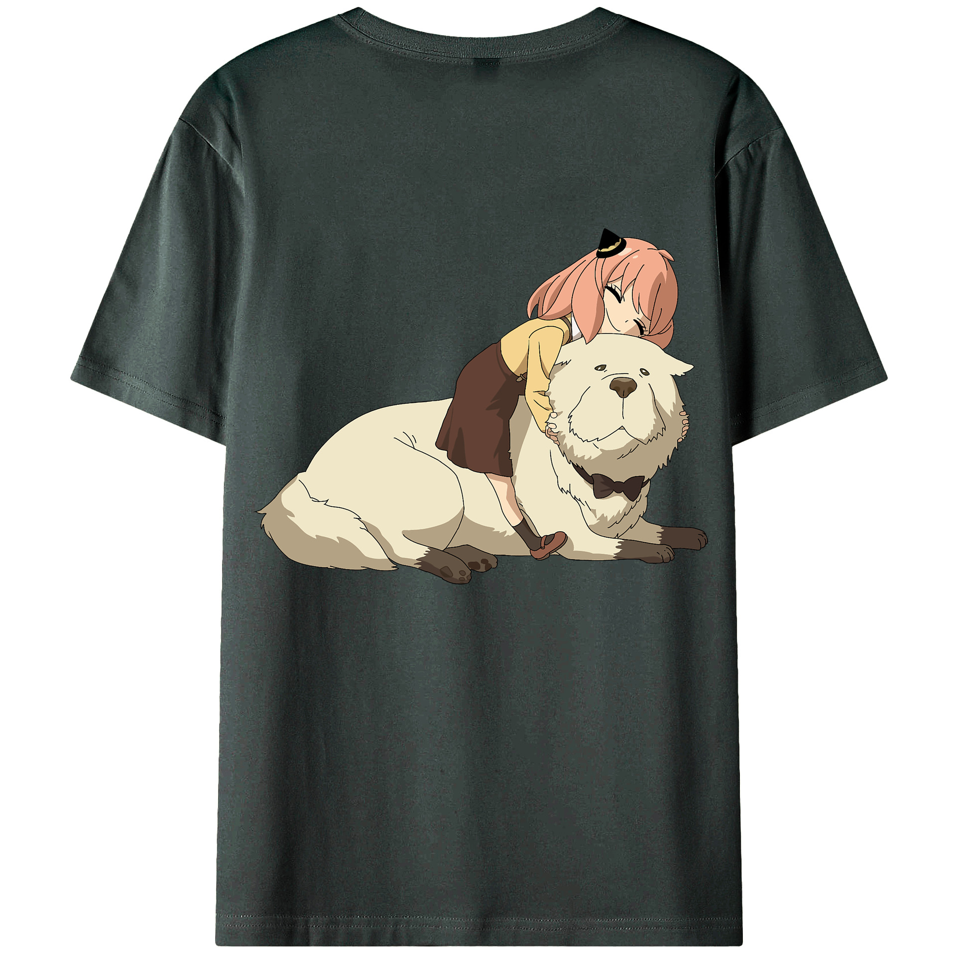 （画像用） SPY×FAMILY间谍家家酒 綿100％ メンズ半袖Tシャツ（バックプリント） 通気性